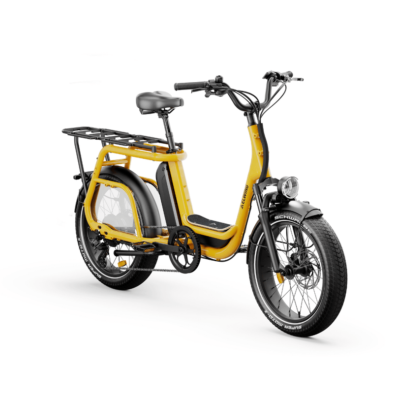 Ritmic Jumbo - vélo électrique cargo longtail - ElwingStandardJaune safran