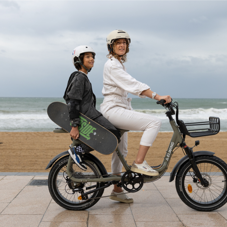 Le meilleur vélo électrique biplace, cargo et compact Elwing Yuvy 2