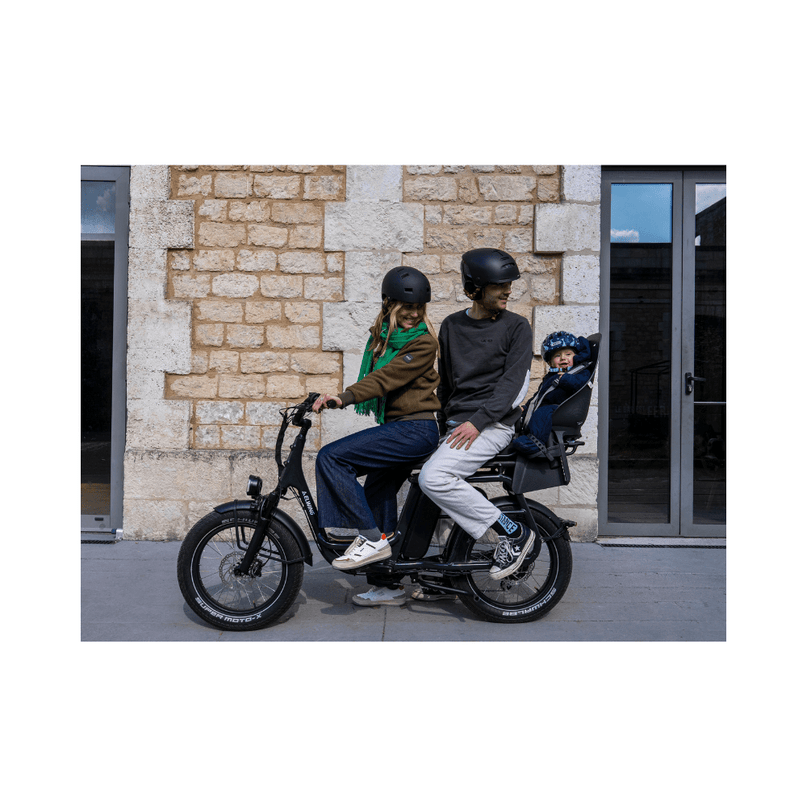 Ritmic Duo - vélo électrique cargo biplace - ElwingStandardJaune safran