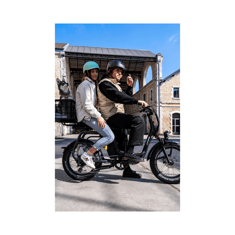 Ritmic Duo - vélo électrique cargo biplace - ElwingStandardJaune safran