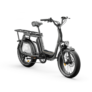 Ritmic Jumbo - vélo électrique cargo longtail - ElwingStandardGris charbon