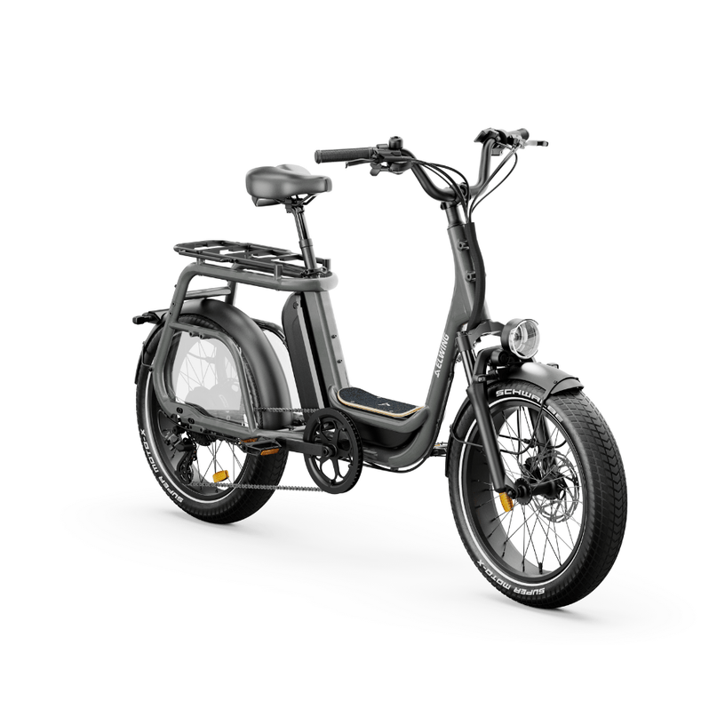 Ritmic Solo - vélo électrique cargo compact - ElwingStandardGris charbon
