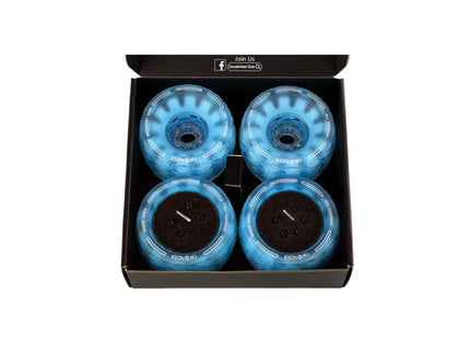 Roues tout - terrain Cloudwheel Donut 105 mm pour Powerkit 2 - ElwingBleu