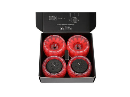 Roues tout - terrain Cloudwheel Donut 105 mm pour Powerkit 2 - ElwingRouge