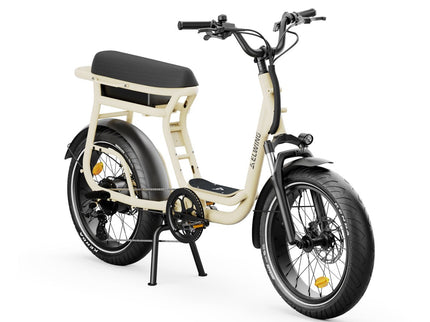 Yuvy 2 - vélo électrique biplace cargo compact - ElwingConfortStandardDune