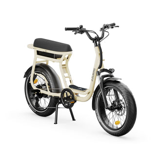 Yuvy 2 - vélo électrique biplace cargo compact - ElwingConfortStandardDune