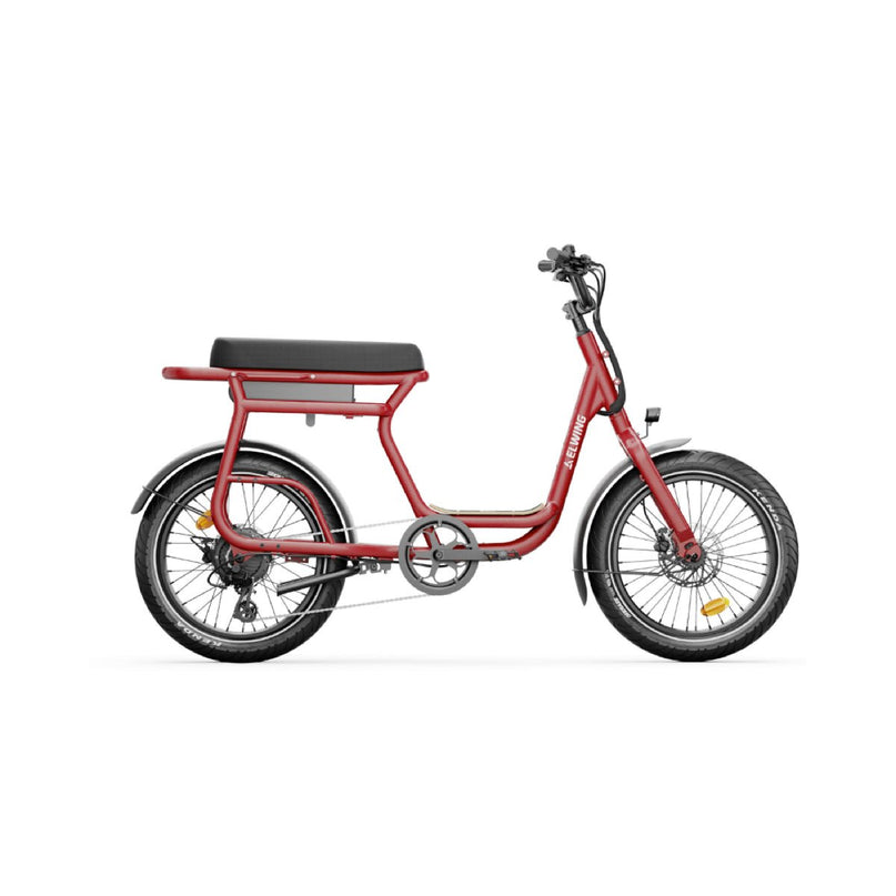 Yuvy 2 - vélo électrique biplace cargo compact - ElwingConfortStandardGrenade