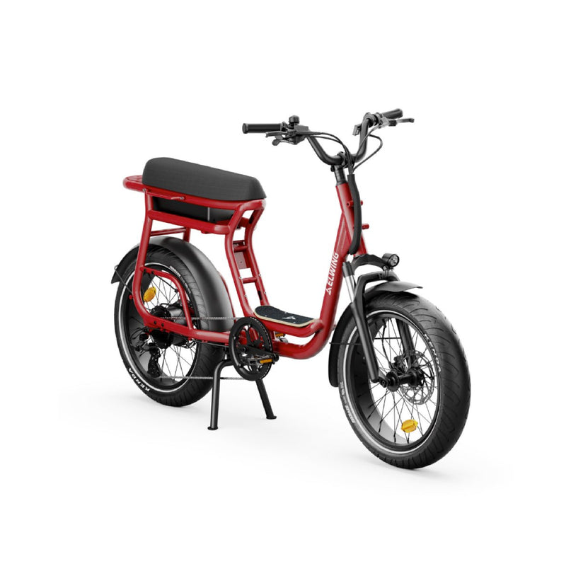 Yuvy 2 - vélo électrique biplace cargo compact - ElwingConfortStandardGrenade