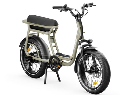 Yuvy 2 - vélo électrique biplace cargo compact - ElwingConfortStandardSteppe