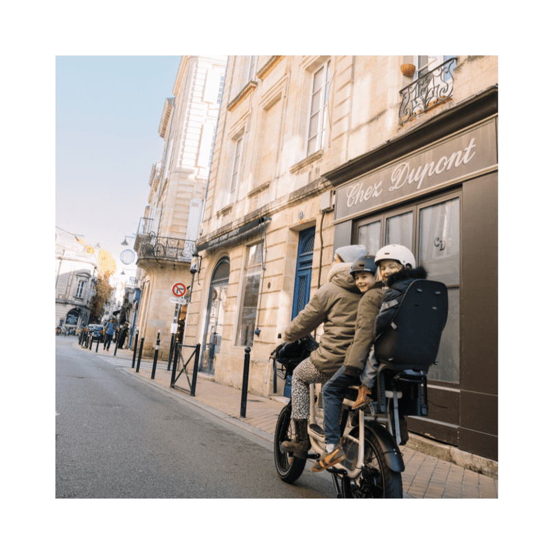 Yuvy 2 - vélo électrique biplace cargo compact - ElwingEssentielGrande autonomieBasalte