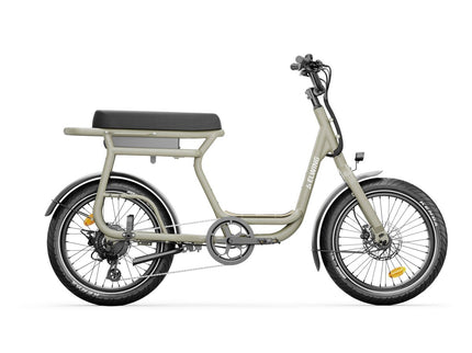 Yuvy 2 - vélo électrique biplace cargo compact - ElwingEssentielStandardGrenade