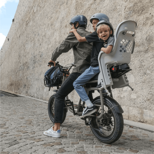 Le meilleur velo electrique biplace cargo et compact Elwing Yuvy 2